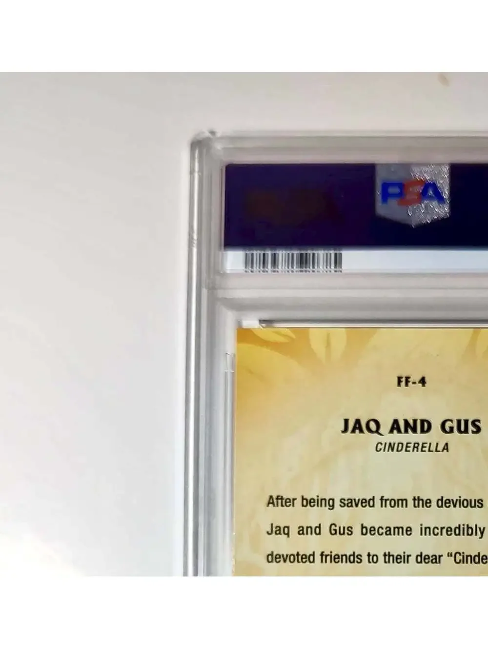 Jaq and Gus 2025 Topps Disney #FF-4 Furry Friends Card Cinderella PSA 8